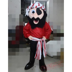 Performance One-Eyed Pirate Mascot Costume