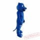 Blue Panther Lion Plush Mascot Costume