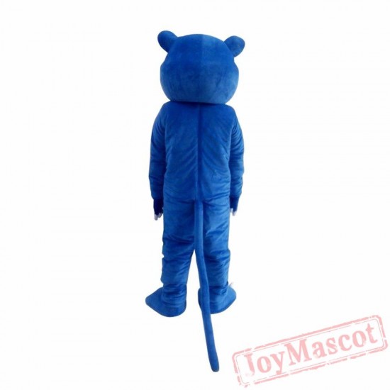 Blue Panther Lion Plush Mascot Costume