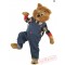 Bulldog Brown Bear Mascot Costume for Adults