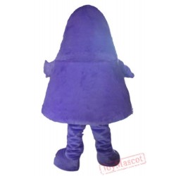 Purple Monster Mascot Costume for Adults