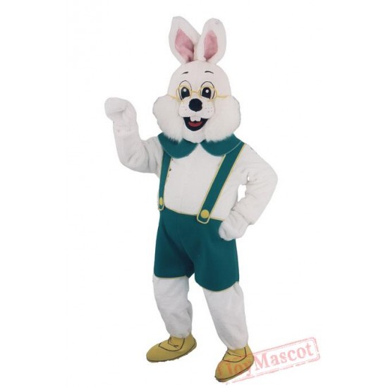 Bavarian Rabbit Mascot Costume for Adults