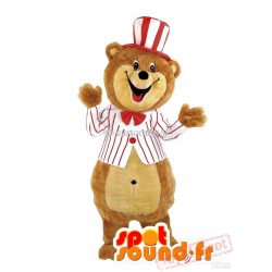 Cartoon Character Adult Bear Mascot Costume