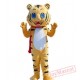 Professional Yellow Tiger Mascot Costume