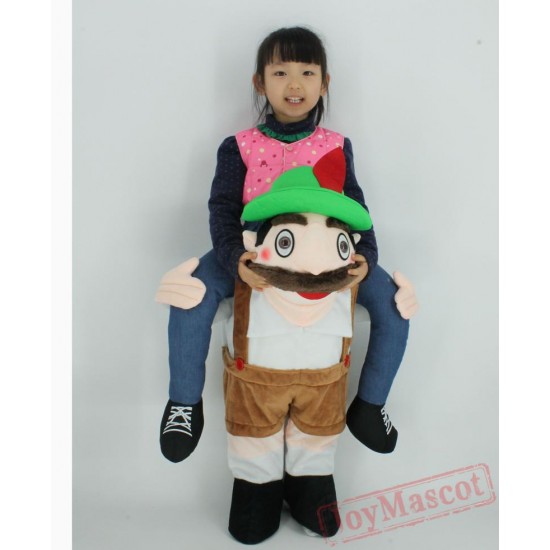 Kids Ride On Mascot Costume Cartoon Character Funny Mascot for Children