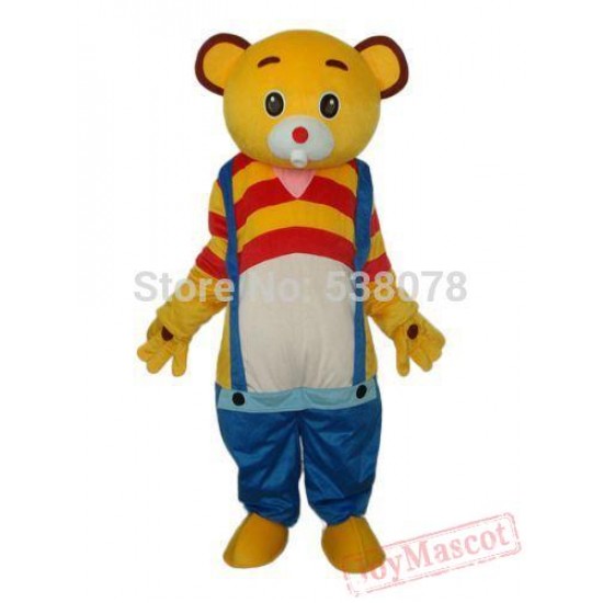 Yellow Baby Bear Mascot Costume