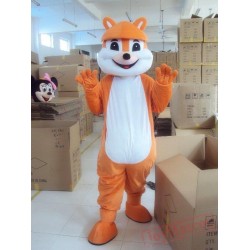 Orange Squirrel Cartoon Character Costume Cosplay Mascot