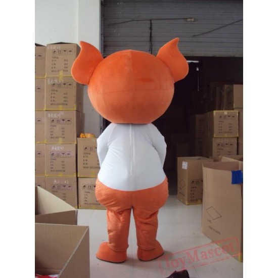 Orange Baby Cartoon Character Costume Cosplay Mascot