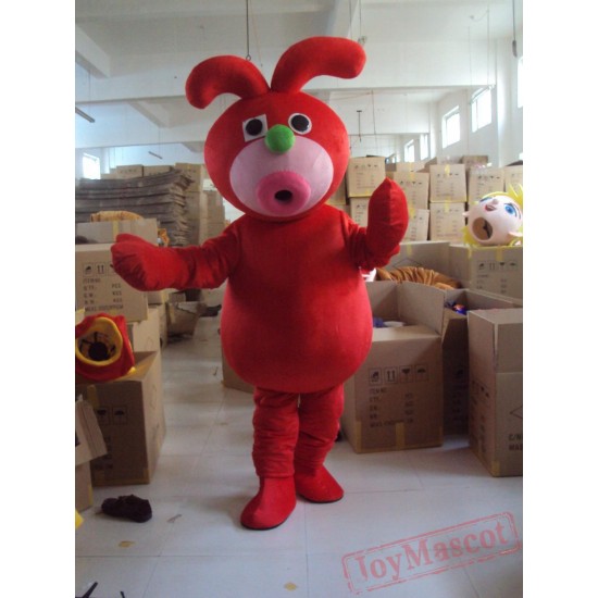 Little Red Monster Mascot Costume