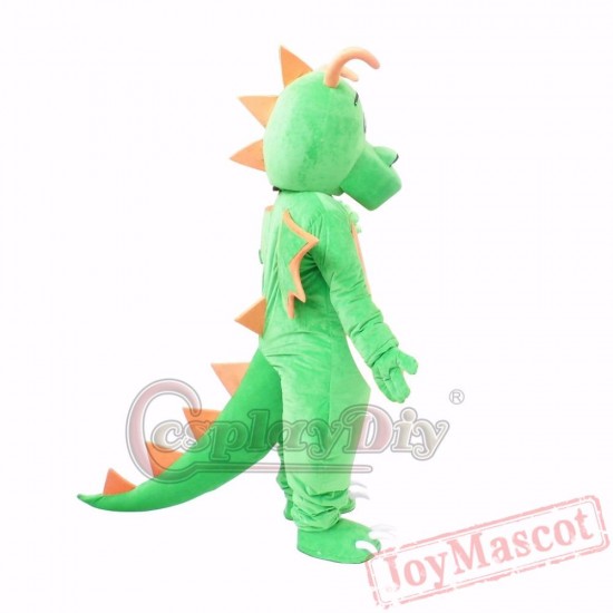 Cplush Green Dragon Mascot Costume