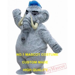 Realistic Mammoth Mascot Costume