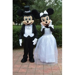 Wedding Mickey & Minnie Mouse Mascot Costume