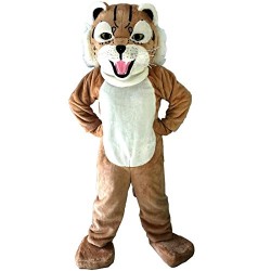 Tiger Wildcat Cat Mascot Costume