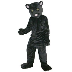 black leopard panther mascot costume