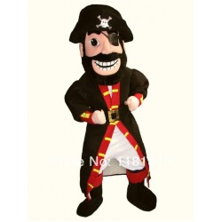 Pirate Captain mascot costume