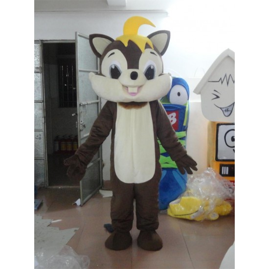 Grey Chip Chipmunk Squirrel Mascot Costume