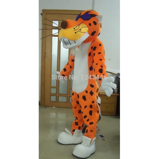 Cartoon chester cheetah carnival costume cheetos leopard mascot
