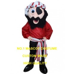 Red Pirate Mascot Costume