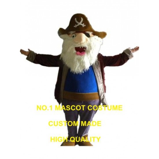 Old Pirate Mascot Costume