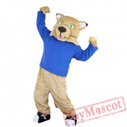 Sport Cat Tiger Leopard Mascot Costume Adult
