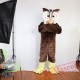 Brown Owl Mascot Costume Adult