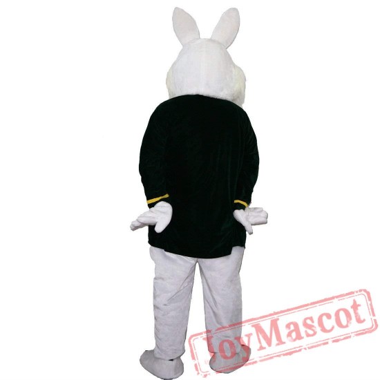 Mr. White Rabbit Mascot Costume Adult