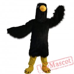 Black Eagle Mascot Costume Adult