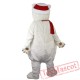 Christmas Polar Bear Mascot Costume Adult
