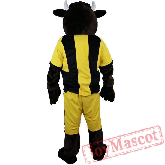 Sport Cow Bull Mascot Costume Adult