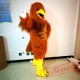 Red Brown Eagle Mascot Costume Adult