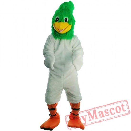 Halloween Green Bird Mascot Costume