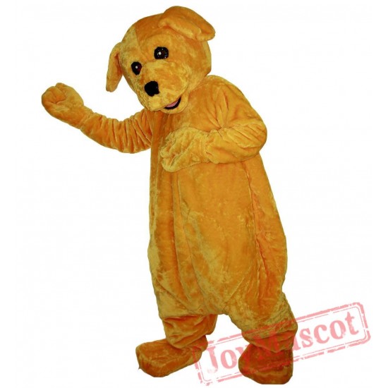 Yellow Dog Mascot Costume Adult