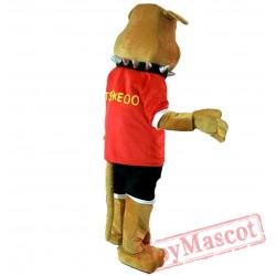 Bulldog Mascot Costume Adult