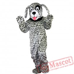 Black And White Dalmatian Dog Mascot Costume Adult