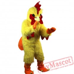 Yellow Cock Mascot Costume Adult
