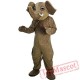 Brown Elephant Mascot Costume