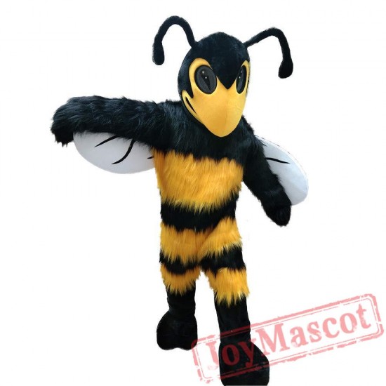 Long Fur Bumble Bee / Hornet Mascot Costume