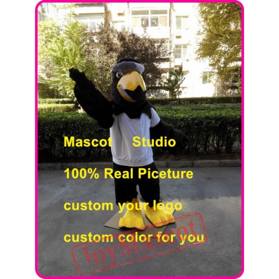 Black Eagle Mascot Costume