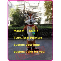 Cartoon Fox Mascot Costume