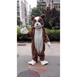 Plush Bulldog Mascot Costume Bull Dog