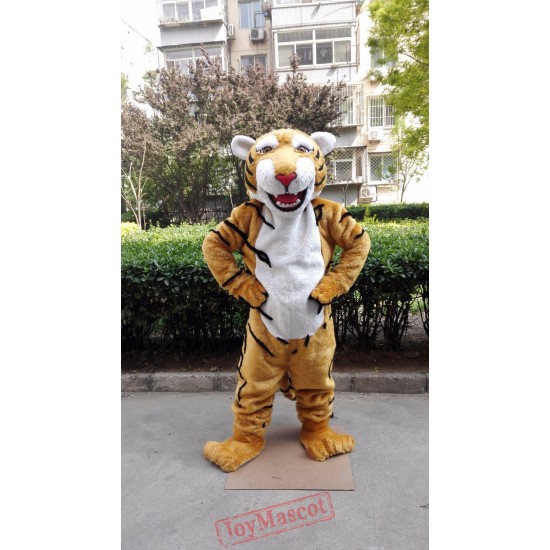 Plush Tiger Mascot Costume