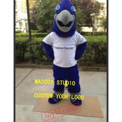 Blue Falcon Mascot Costume Eagle Hawk