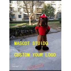 Tan Dog Mascot Costume