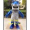Blue Shark Mascot Costume Blue Fish