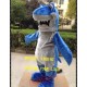 Blue Shark Mascot Costume Blue Fish