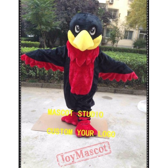 Red Hawk Mascot Costume Falcon Eagle Mascot