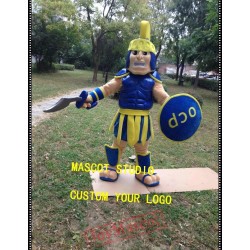 Knight Mascot Costume Spartan Trojan Costume