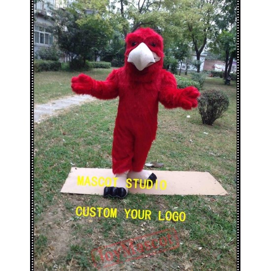 Red Eagle Mascot Costume Falcon Hawk