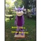 Purple Bull Cow Mascot Costume