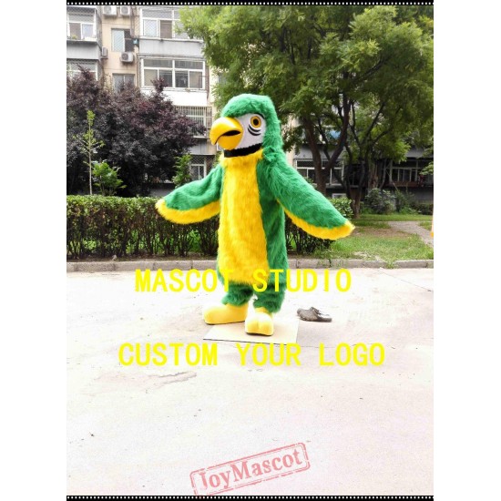 Green Plush Parrot Mascot Costume Bird Costume